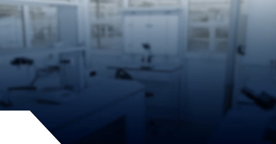 Background image of laboratory.